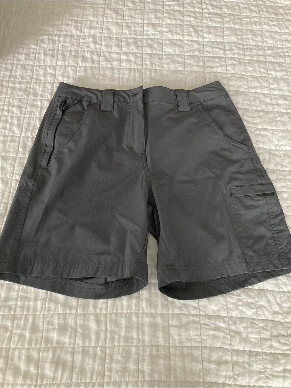 Mountain Warehouse Women’s Dark Gray Cargo Shorts with Secure Pockets